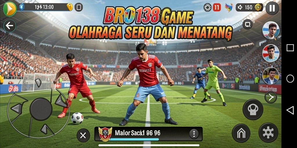 Tampilan gameplay <strong>BRO138</strong> yang seru dengan berbagai olahraga.