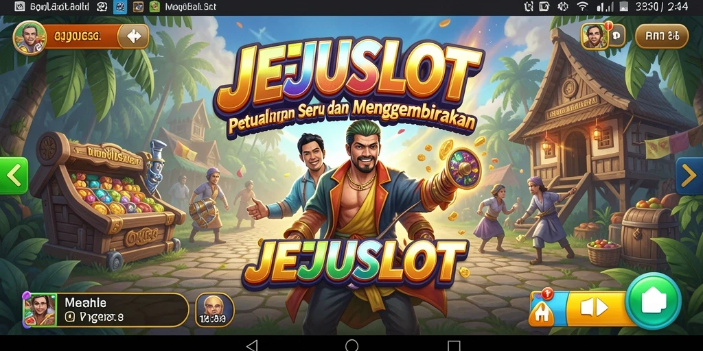 Tangkapan layar gameplay JEJUSLOT menunjukkan aksi petualangan yang mendebarkan.