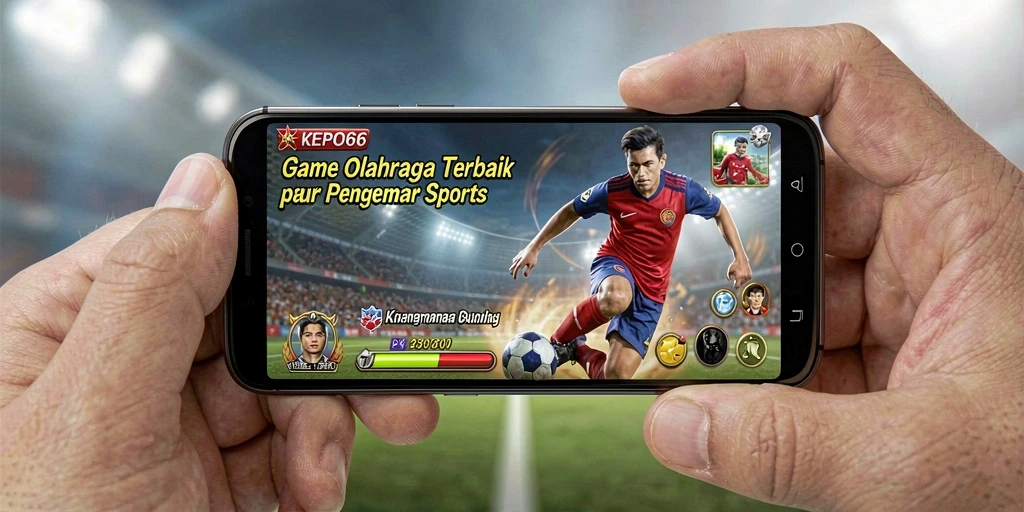 Tampilan gameplay seru di KEPO66 dengan berbagai aktivitas olahraga.