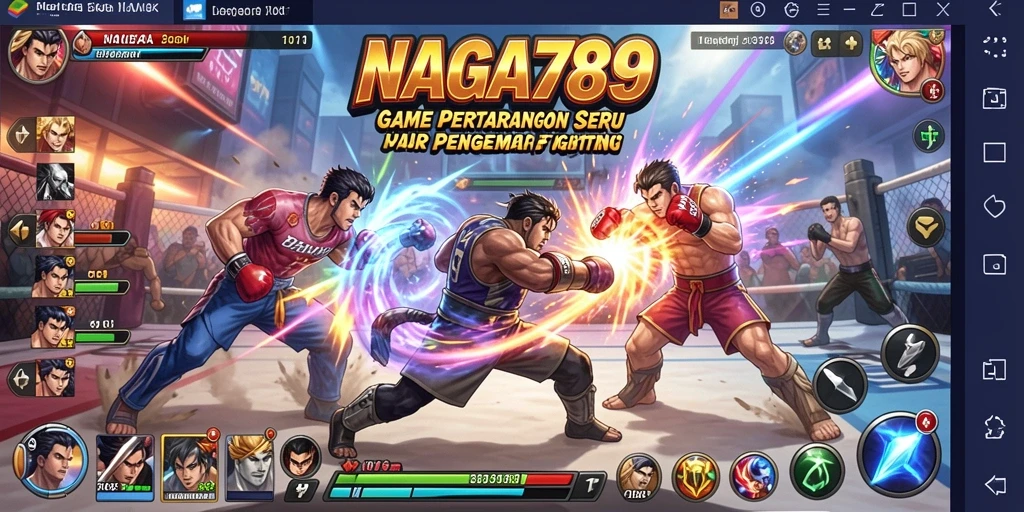 Tampilan screenshot NAGA789 dengan aksi pertarungan penuh adrenalin.