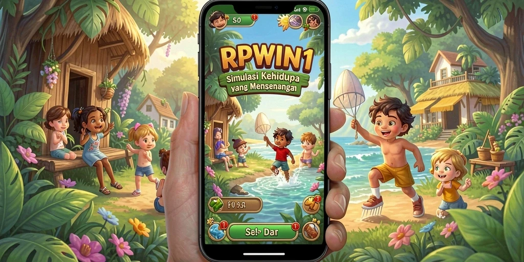 Tampilan gameplay RPWIN1 yang mendalam dan interaktif.