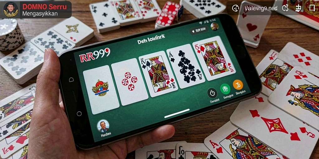 Tampilan gameplay menarik dan seru dalam permainan Domino RR999.