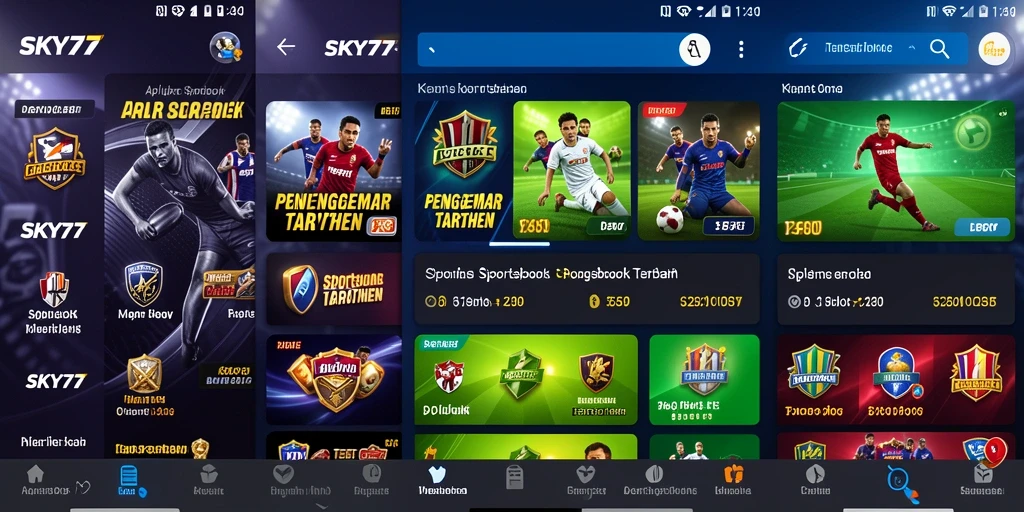 Screenshot utama dari gameplay Sportsbook yang menarik dan interaktif.