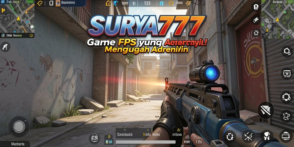 Tampilan grafis memukau dari gameplay SURYA777 yang seru.