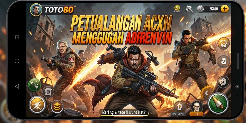 Tampilan gameplay TOTO80 yang penuh aksi dan petualangan.