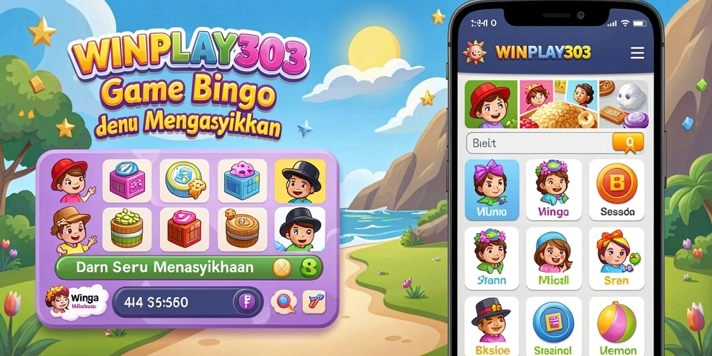 Tampilan gameplay Bingo yang seru di WINPLAY303.