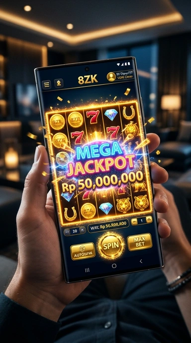 Proses download aplikasi di 8zk yang cepat dan mudah digunakan.